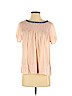 American Eagle Outfitters 100% Rayon Pink Short Sleeve Blouse Size S (petite) - photo 1