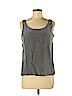 Ellen Tracy 100% Silk Gray Sleeveless Silk Top Size 8 - photo 1