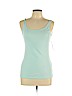 Eileen Fisher 100% Cotton Blue Tank Top Size M - photo 1
