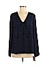 RACHEL Rachel Roy 100% Polyester Blue Long Sleeve Blouse Size M - photo 1