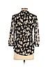 HD in Paris 100% Polyester Black 3/4 Sleeve Blouse Size 2 - photo 2