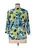 JM Collection Blue 3/4 Sleeve Top Size XL - photo 2