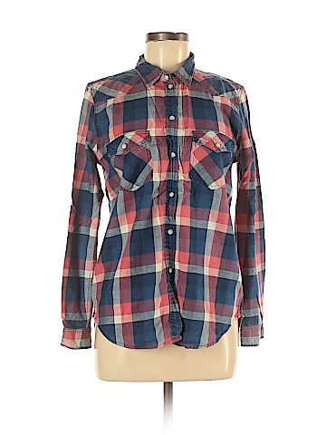 American Eagle Outfitters Long Sleeve Button-Down Shirt (view 1)