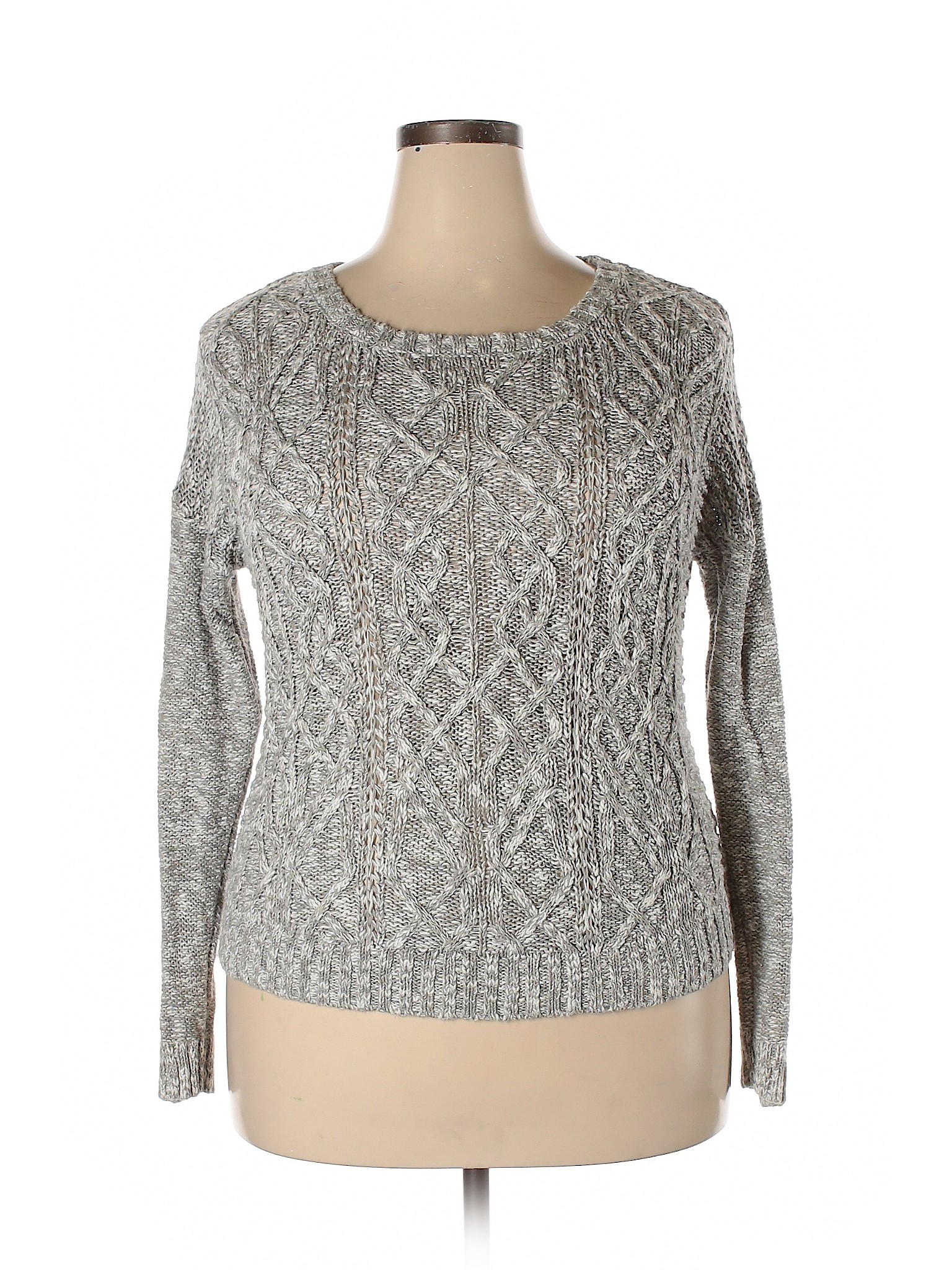 Mossimo Supply Co. Women Gray Pullover Sweater XXL | eBay