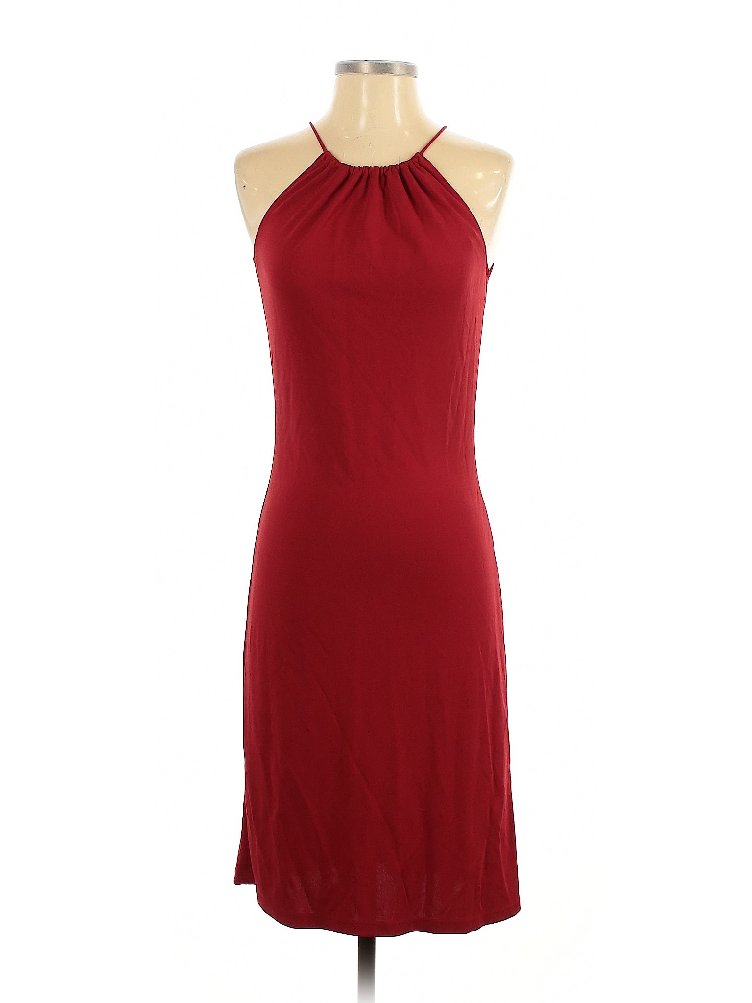 Ann Taylor Women Red Casual Dress 2 | eBay