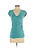 Design History Blue Short Sleeve Top Size S (petite) - photo 1