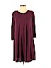 Lush Burgundy Casual Dress Size S - photo 1
