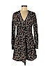 Topshop 100% Polyester Black Casual Dress Size 6 - photo 1