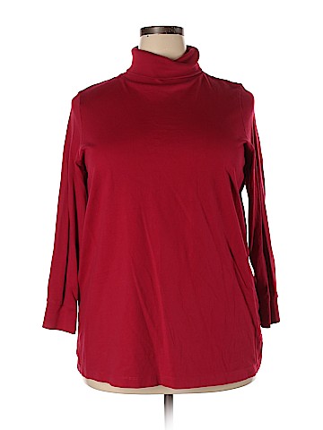 Woman Within Long Sleeve Turtleneck (view 1)