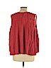 Vince. 100% Polyester Red Sleeveless Blouse Size L - photo 2