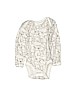 Little Planet 100% Cotton Ivory Long Sleeve Onesie Size Newborn - photo 1