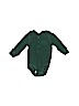 Carter's 100% Cotton Green Long Sleeve Onesie Size Newborn - photo 1