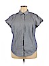 Worthington Blue Short Sleeve Button-Down Shirt Size 2X - photo 1