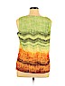 Christopher & Banks 100% Nylon Green Sleeveless Blouse Size XL - photo 2