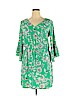 A New Day 100% Polyester Green Casual Dress Size XL - photo 1