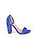 Steve Madden 100% Leather Blue Heels Size 7 - photo 1