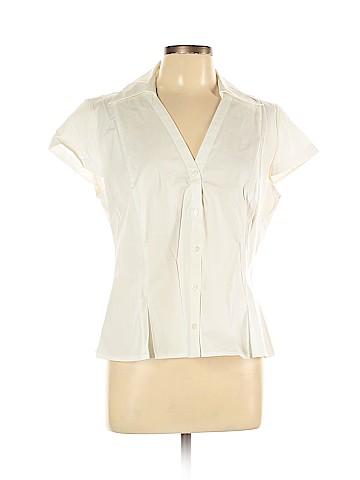 Ann Taylor LOFT Short Sleeve Button-Down Shirt (view 1)