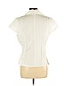 Ann Taylor LOFT White Short Sleeve Button-Down Shirt Size 14 - photo 2