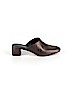 M4D3 100% Leather Brown Mule/Clog Size 6 - photo 1
