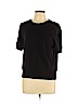 H&M Black Short Sleeve Blouse Size L - photo 1