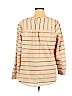 Cj Banks Tan Long Sleeve Top Size 1X - photo 2