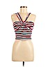 Topshop 100% Cotton Red Sleeveless Top Size 8 - photo 1