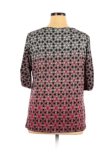 Christopher & Banks Short Sleeve Blouse (view 2)