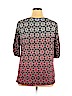 Christopher & Banks Pink Short Sleeve Blouse Size XL - photo 2