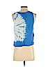 Forever 21 100% Rayon Blue Sleeveless Blouse Size S - photo 2