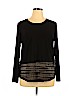 Tribal Black Long Sleeve Top Size XL - photo 1