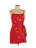 Lulu's 100% Rayon Red Casual Dress Size L - photo 1