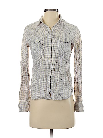 American Eagle Outfitters Long Sleeve Button-Down Shirt (view 1)