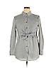 Como Vintage Gray Long Sleeve Blouse Size XL - photo 1