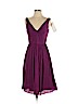 J.Crew 100% Polyester Purple Casual Dress Size 4 (petite) - photo 1
