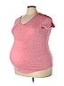 Liz Lange Maternity Pink Short Sleeve T-Shirt Size XXL - photo 1