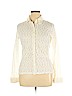 Anne Fontaine Ivory Long Sleeve Button-Down Shirt Size 14 (46) - photo 1