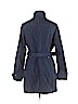 MICHAEL Michael Kors 100% Polyester Blue Trenchcoat Size M - photo 2