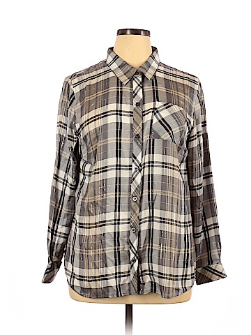 Christopher & Banks Long Sleeve Blouse (view 1)