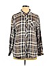 Christopher & Banks Gray Long Sleeve Blouse Size XL - photo 1