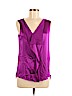 Elie Tahari Purple Sleeveless Silk Top Size S (petite) - photo 1