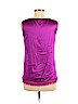 Elie Tahari Purple Sleeveless Silk Top Size S (petite) - photo 2