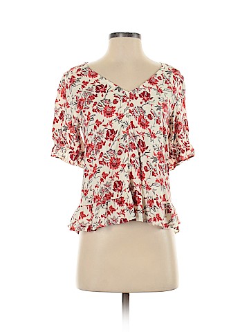 Lucky Brand Short Sleeve Blouse (view 1)