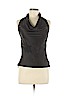 Chaiken 100% Silk Black Sleeveless Silk Top Size 6 - photo 1
