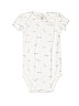 Carter's 100% Cotton Print White Short Sleeve Onesie 12-18 MO / 18 MO - photo 1