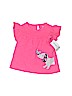 Carter's 100% Cotton Pink Short Sleeve Top 9-12 MO / 12 MO - photo 1