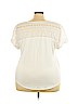 Lane Bryant White Short Sleeve Top Size 22 - 24 Plus - photo 2