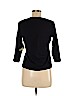 Valerie Stevens 100% Pima Cotton Black Long Sleeve T-Shirt Size M (petite) - photo 2