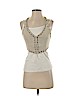 Free People 100% Cotton Tan Vest Size 0 - photo 1