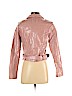 Forever 21 100% Viscose Pink Faux Leather Jacket Size S (petite) - photo 2