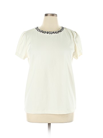 Ann Taylor Short Sleeve Blouse (view 1)